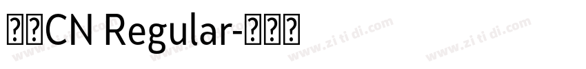 荣耀CN Regular字体转换 荣耀CN Regular字体转换